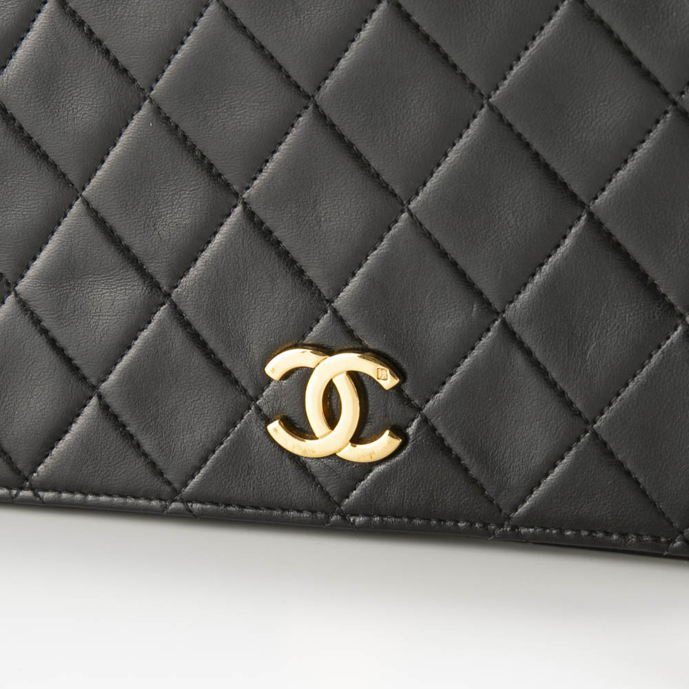 【ヴィンテージ・中古】シャネル CHANEL フルフラップ プッシュロック チェーンショルダーバッグ A03568【FITHOUSE ONLINE SHOP】