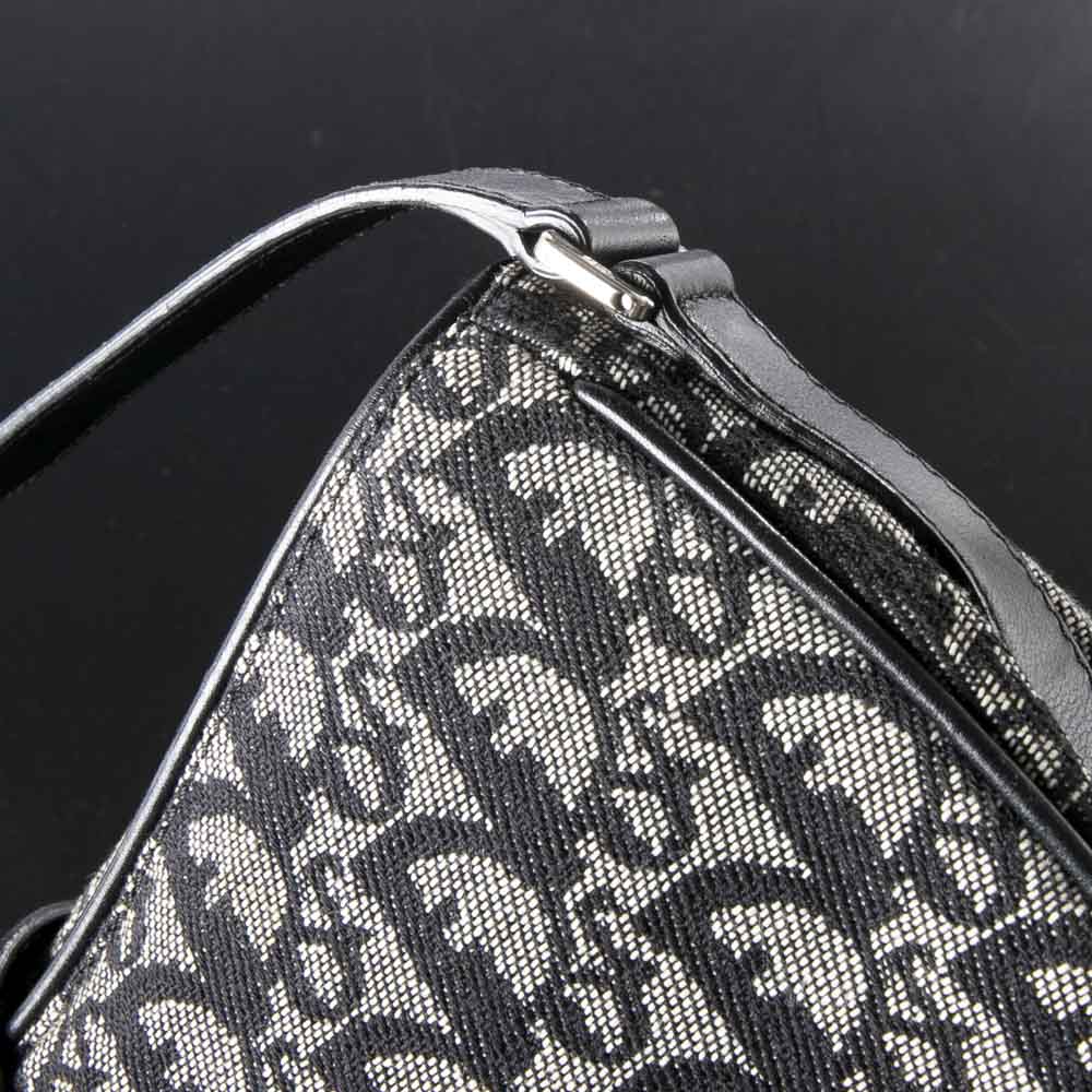 【ヴィンテージ・中古】ディオール DIOR トロッター柄デカロゴ金具ワンショルダーバッグ【FITHOUSE ONLINE SHOP】