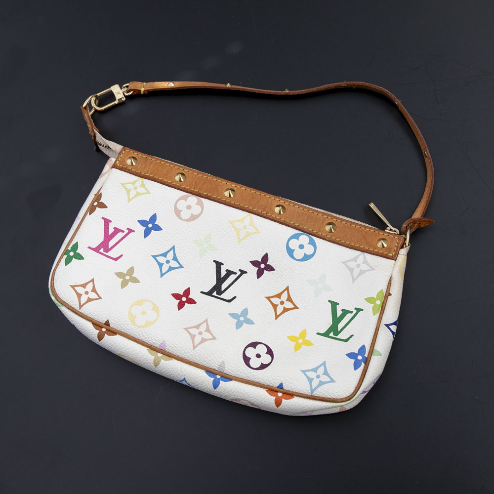 【ヴィンテージ・中古】ルイ･ヴィトン LOUIS VUITTON マルチカラーアクセサリーポーチ+ストラップ付き M92649【FITHOUSE ONLINE SHOP】