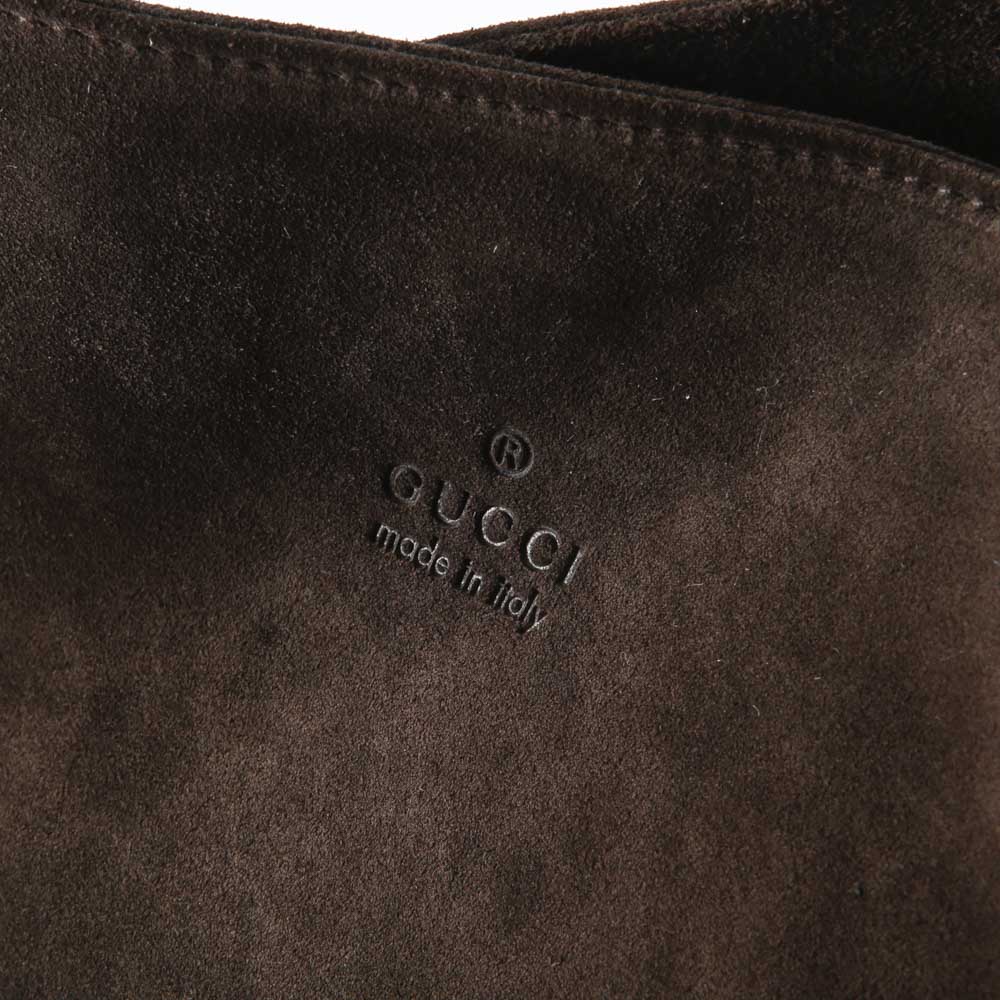 ヴィンテージ・中古】グッチ GUCCI スエードワンショルダーバッグ 