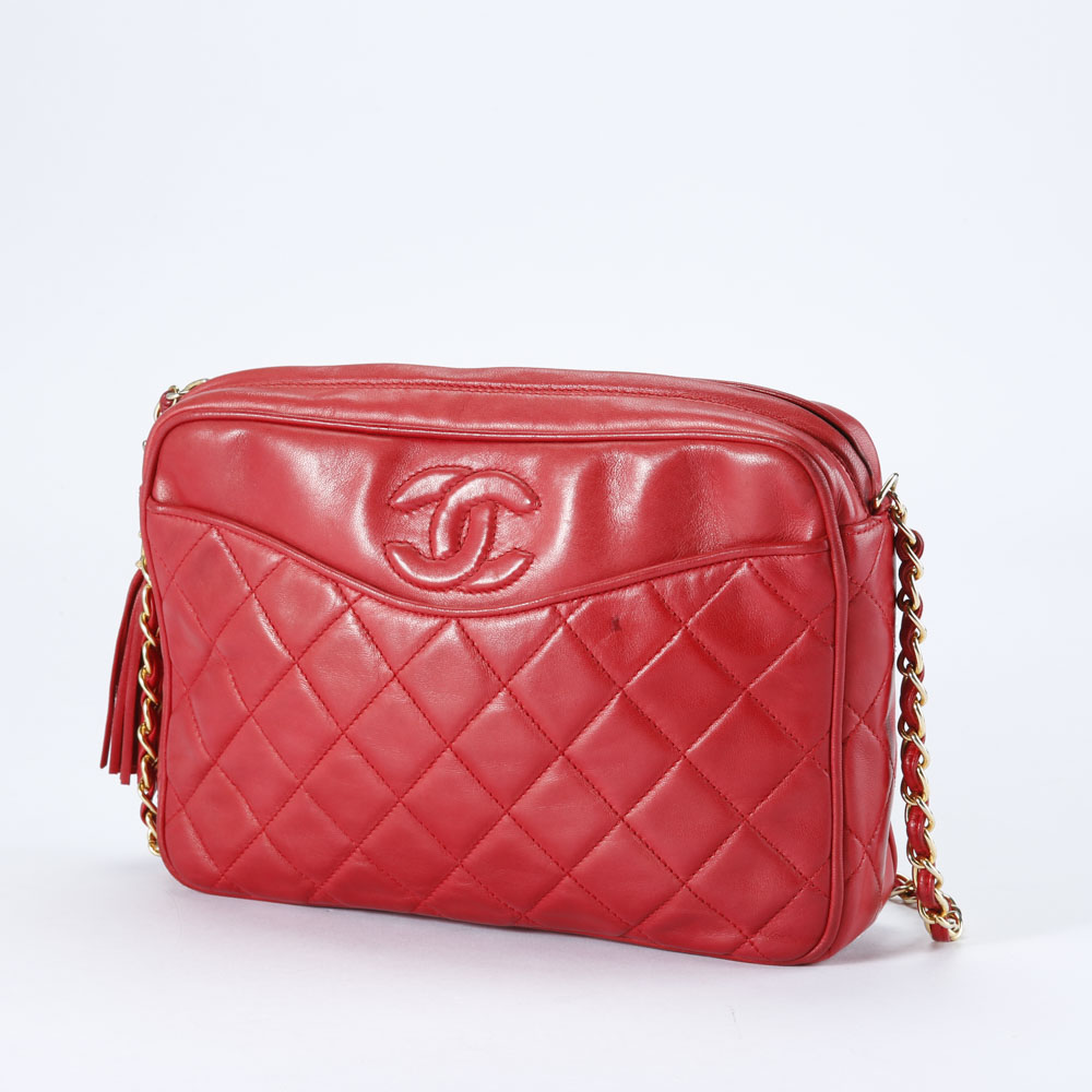 【ヴィンテージ・中古】シャネル CHANEL タッセル付きマトラッセチェーンショルダーバッグ【FITHOUSE ONLINE SHOP】