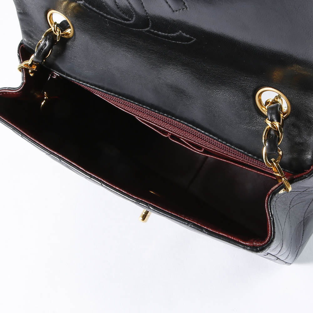 ヴィンテージ・中古】シャネル CHANEL ショルダーバッグ ラムスキン 
