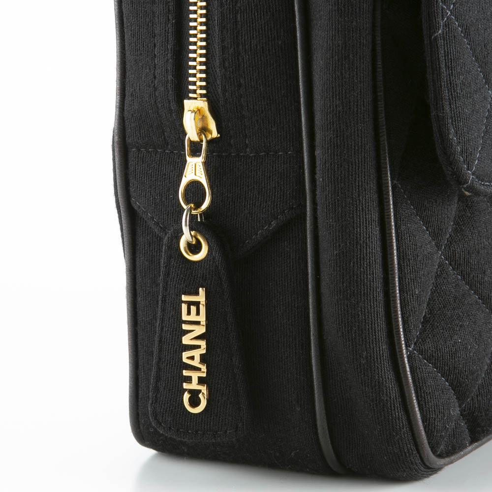 【ヴィンテージ・中古】シャネル CHANEL 前フラップコットンチェーンショルダーバッグ【FITHOUSE ONLINE SHOP】