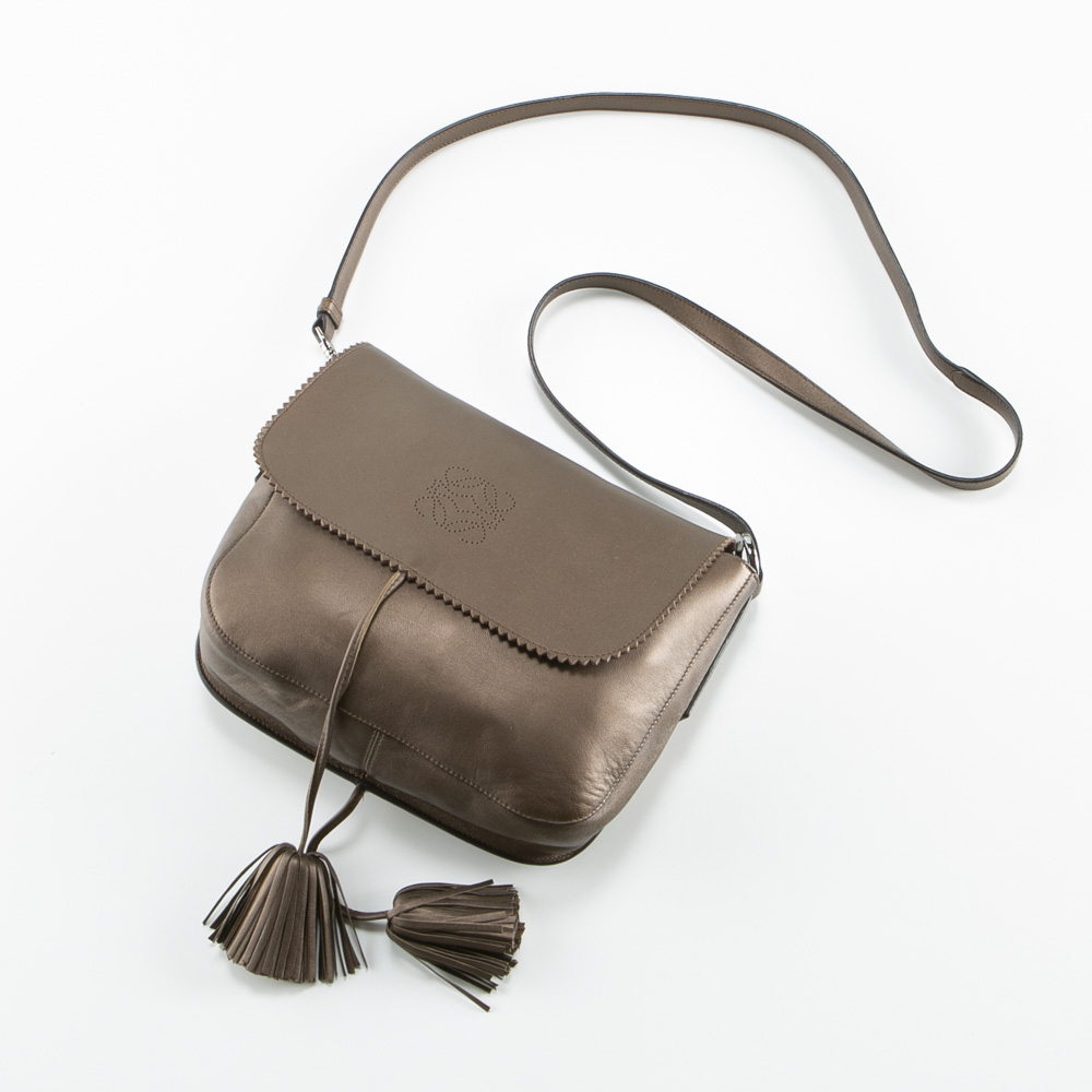 ヴィンテージ・中古】ロエベ LOEWE ナッパレザー2WAYアナグラム
