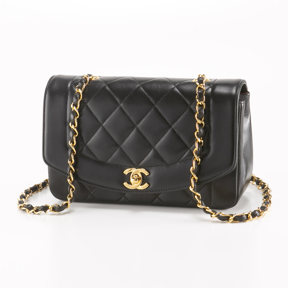 【ヴィンテージ・中古】シャネル CHANEL ショルダーバッグ ラムスキンダイアナ#22 A01164【FITHOUSE ONLINE SHOP】