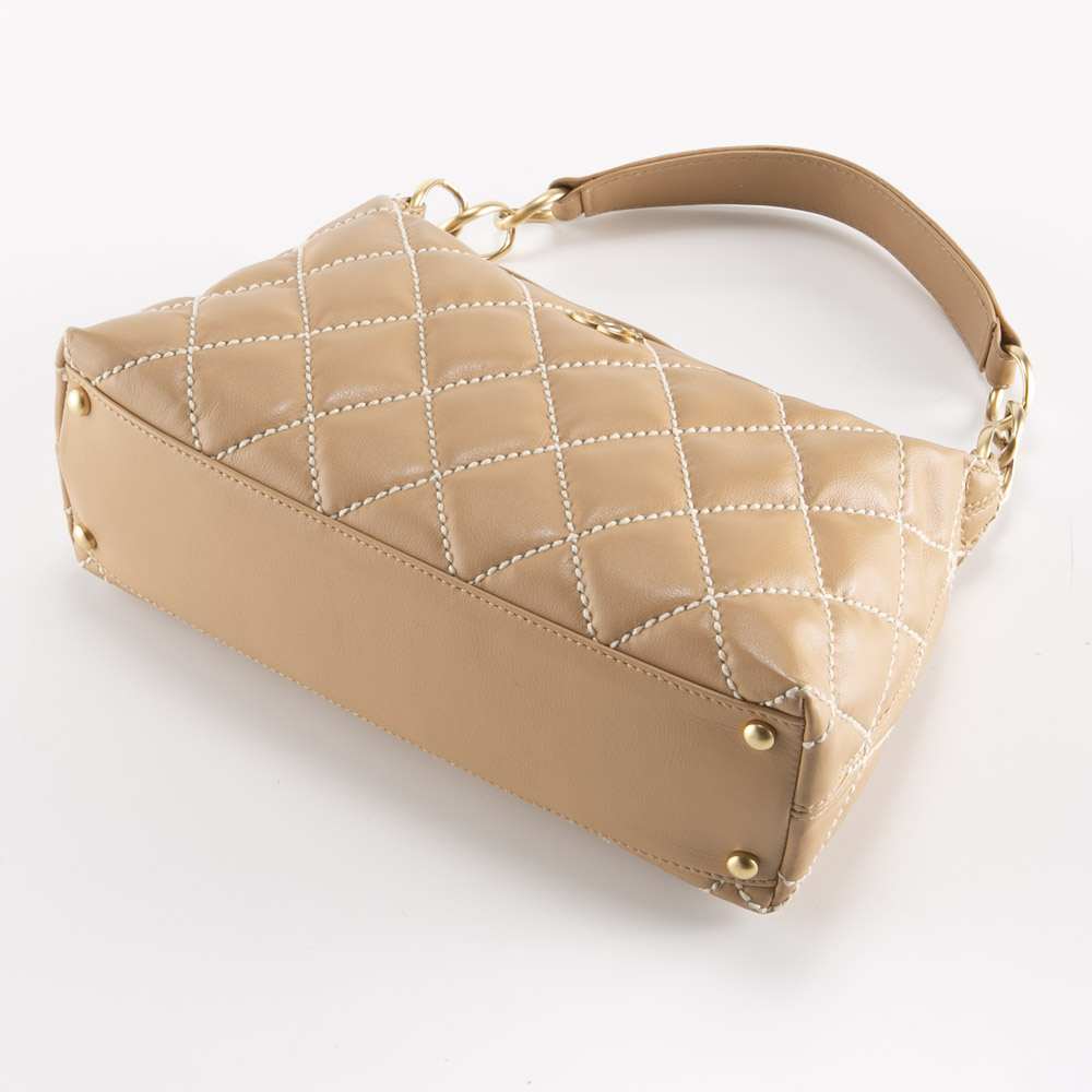シャネル CHANEL ココマーク ワイルドステッチ ワンショルダー バッグ