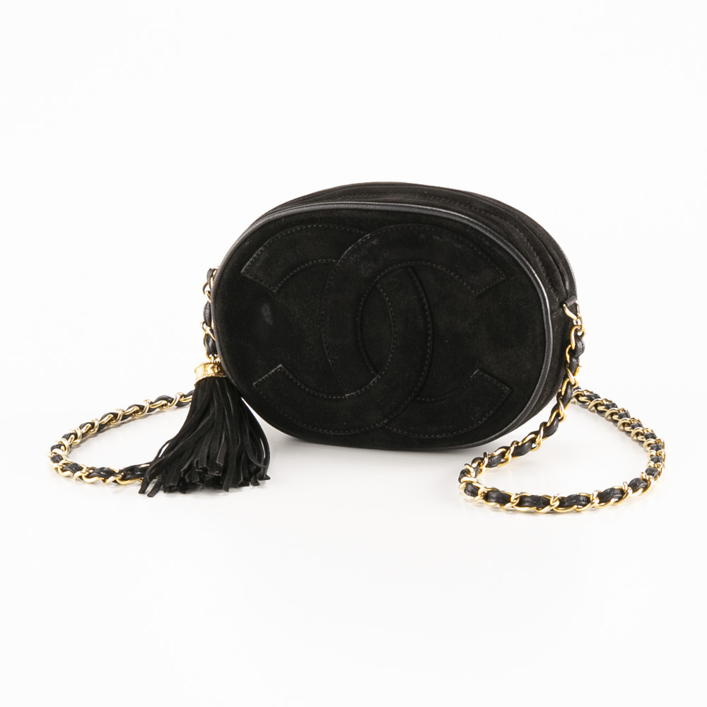 【ヴィンテージ・中古】シャネル CHANEL ショルダーバッグ スエード ココマーク チェーンポシェット【FITHOUSE ONLINE SHOP】