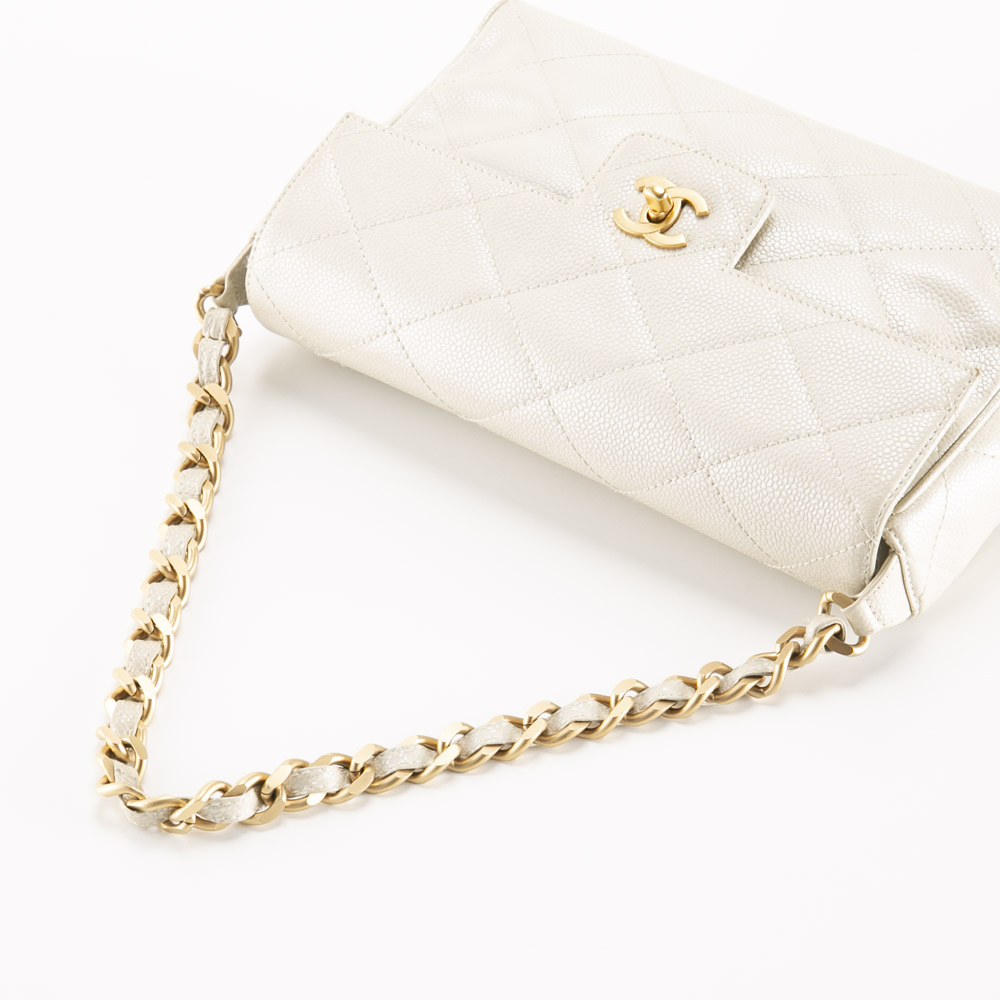 【ヴィンテージ・中古】シャネル CHANEL キャビアスキンチェーンショルダーバッグ A16086【FITHOUSE ONLINE SHOP】