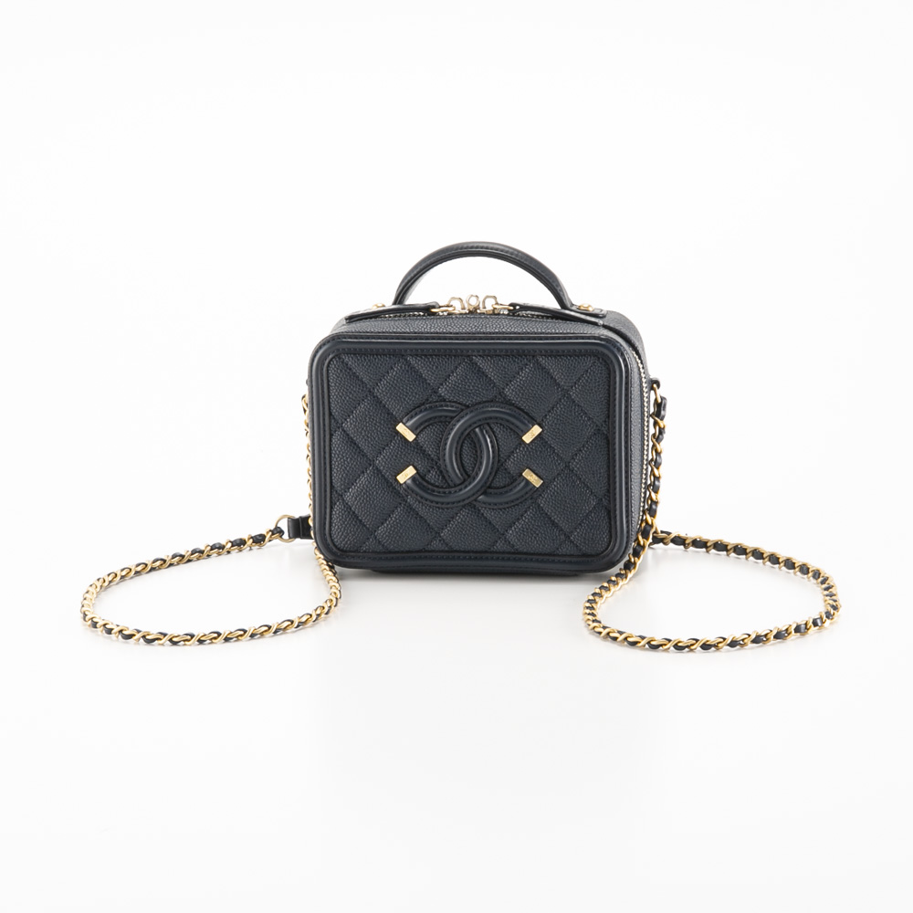 【ヴィンテージ・中古】シャネル CHANEL ショルダーバッグ CCフィリグリー スモール バニティバッグ A93342【FITHOUSE ONLINE SHOP】