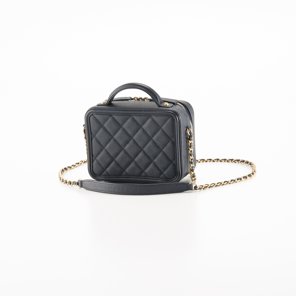 【ヴィンテージ・中古】シャネル CHANEL ショルダーバッグ CCフィリグリー スモール バニティバッグ A93342【FITHOUSE ONLINE SHOP】