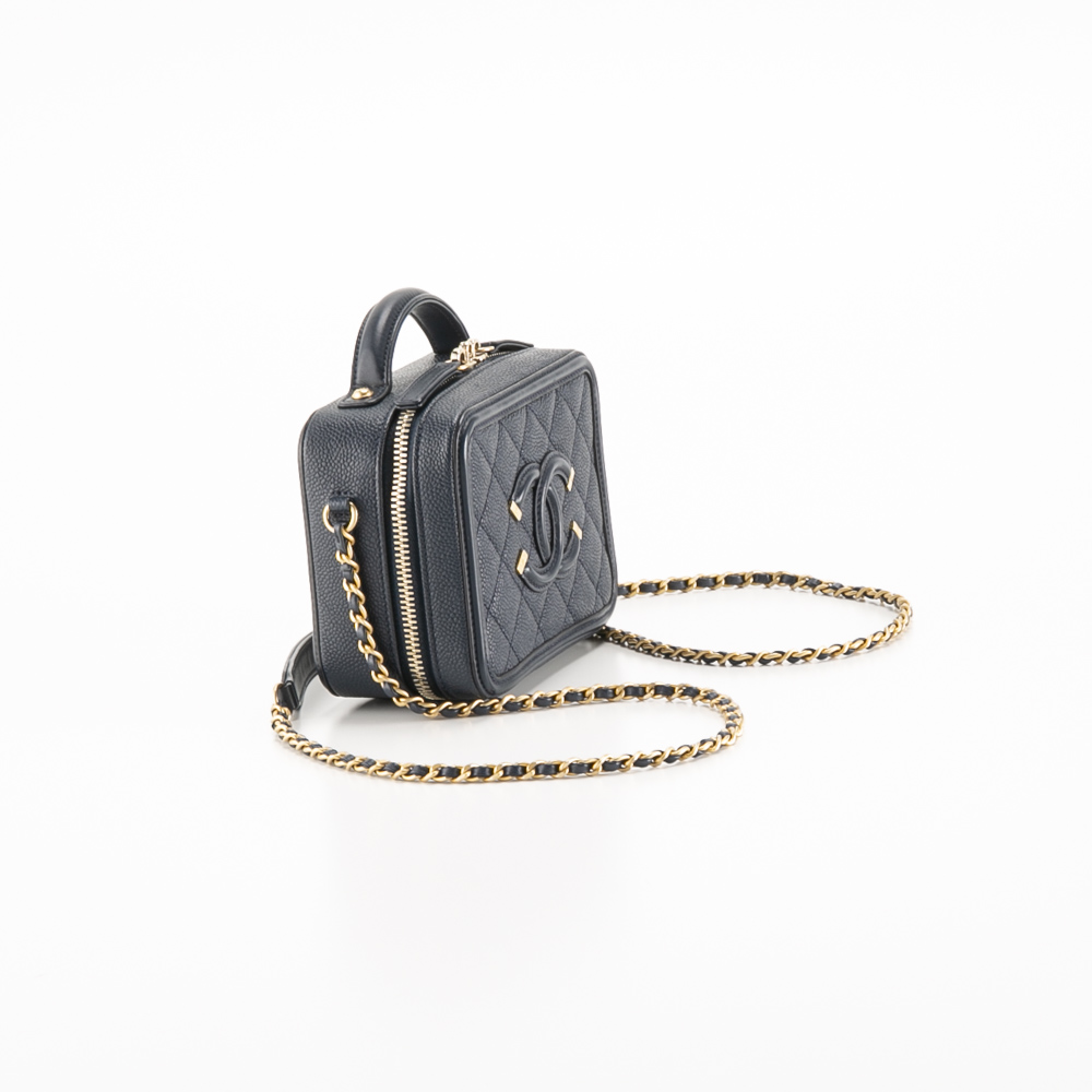 【ヴィンテージ・中古】シャネル CHANEL ショルダーバッグ CCフィリグリー スモール バニティバッグ A93342【FITHOUSE ONLINE SHOP】
