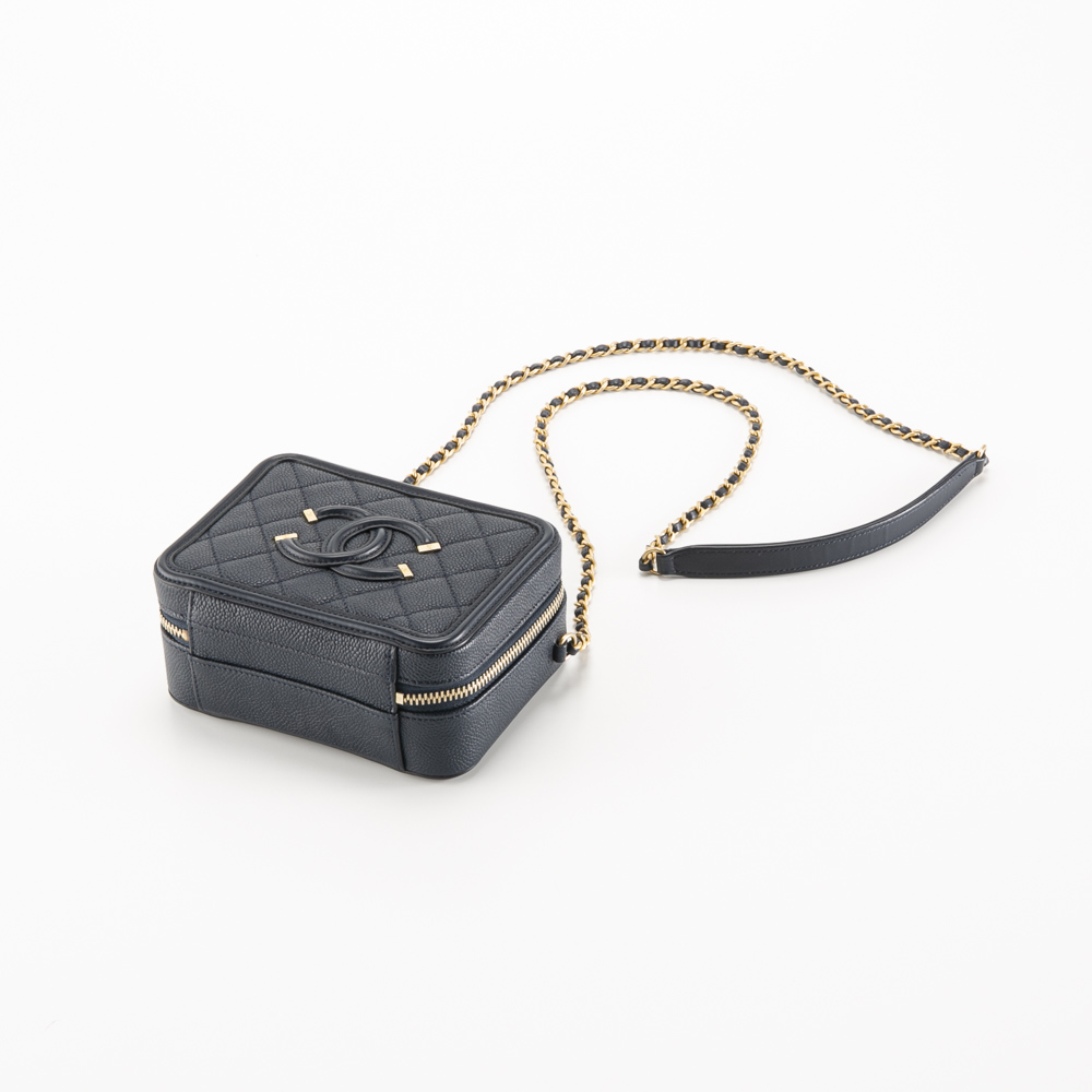 【ヴィンテージ・中古】シャネル CHANEL ショルダーバッグ CCフィリグリー スモール バニティバッグ A93342【FITHOUSE ONLINE SHOP】