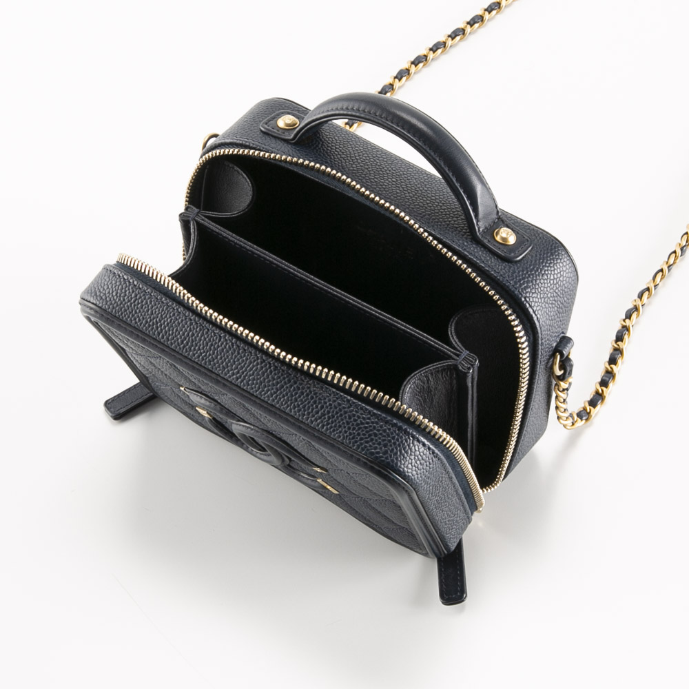 【ヴィンテージ・中古】シャネル CHANEL ショルダーバッグ CCフィリグリー スモール バニティバッグ A93342【FITHOUSE ONLINE SHOP】