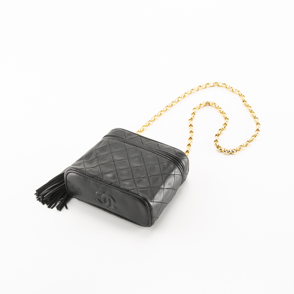 【ヴィンテージ・中古】シャネル CHANEL マトラッセ タッセル チェーンショルダーバッグ【FITHOUSE ONLINE SHOP】