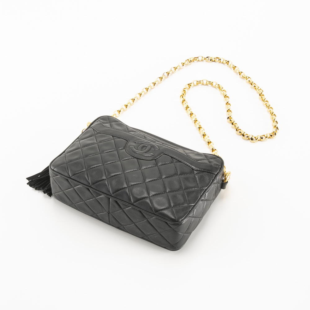 【ヴィンテージ・中古】シャネル CHANEL マトラッセ タッセル チェーンショルダーバッグ【FITHOUSE ONLINE SHOP】