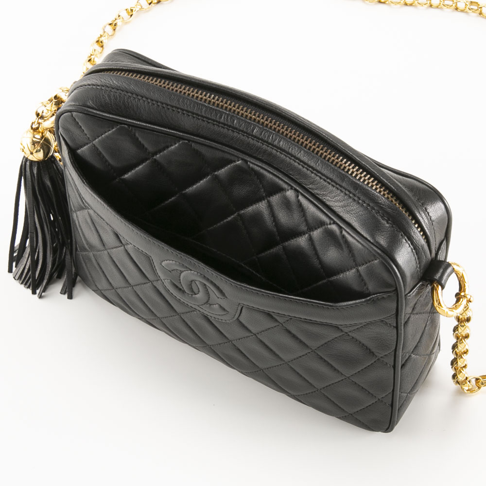 【ヴィンテージ・中古】シャネル CHANEL マトラッセ タッセル チェーンショルダーバッグ【FITHOUSE ONLINE SHOP】
