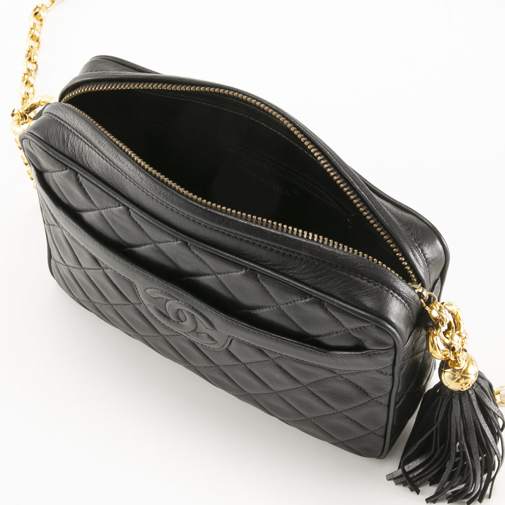 【ヴィンテージ・中古】シャネル CHANEL マトラッセ タッセル チェーンショルダーバッグ【FITHOUSE ONLINE SHOP】