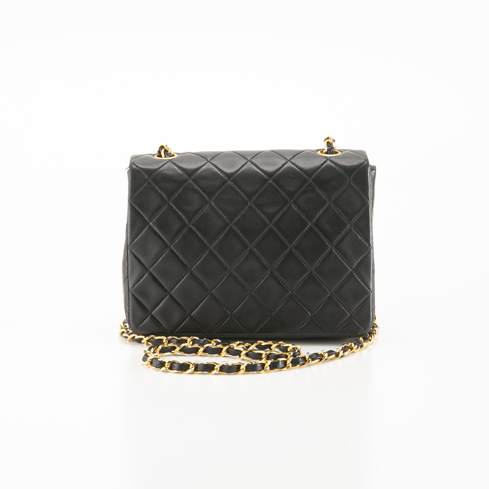 【ヴィンテージ・中古】シャネル CHANEL ラムスキン ミニマトラッセ フラップライン ストレート ショルダーバッグ A01163【FITHOUSE ONLINE SHOP】