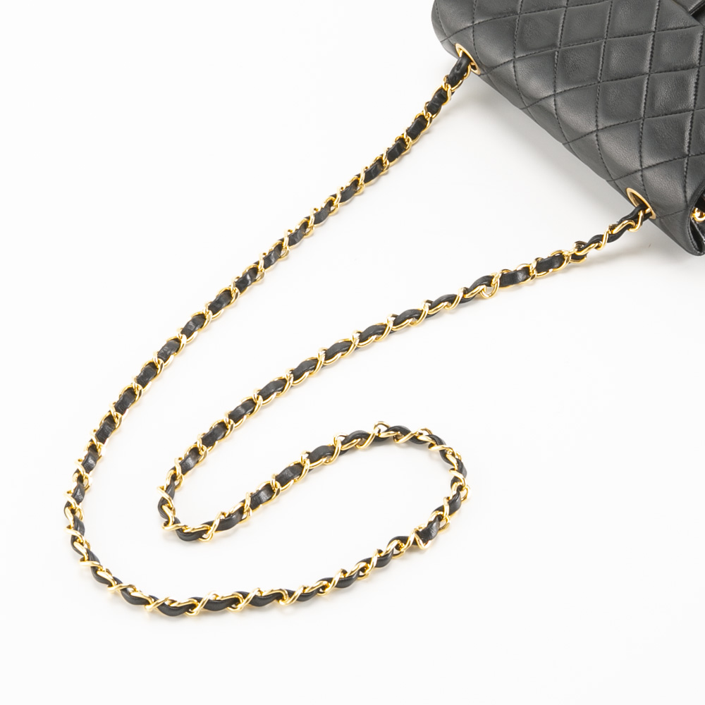 【ヴィンテージ・中古】シャネル CHANEL ラムスキン ミニマトラッセ フラップライン ストレート ショルダーバッグ A01163【FITHOUSE ONLINE SHOP】