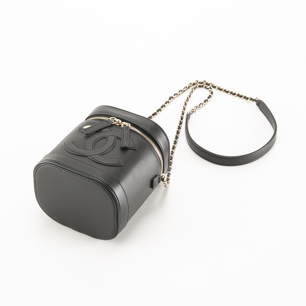 【ヴィンテージ・中古】シャネル CHANEL バニティ 縦型チェーンショルダーバッグ AS0323【FITHOUSE ONLINE SHOP】