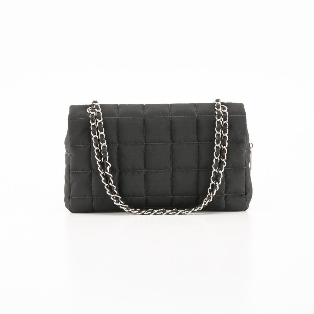 【ヴィンテージ・中古】シャネル CHANEL チョコバー ナイロン チェーンショルダーバッグ A20204【FITHOUSE ONLINE SHOP】