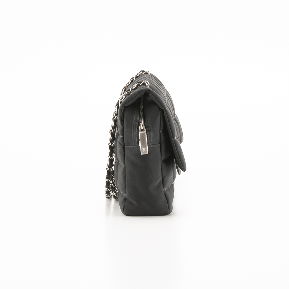 【ヴィンテージ・中古】シャネル CHANEL チョコバー ナイロン チェーンショルダーバッグ A20204【FITHOUSE ONLINE SHOP】
