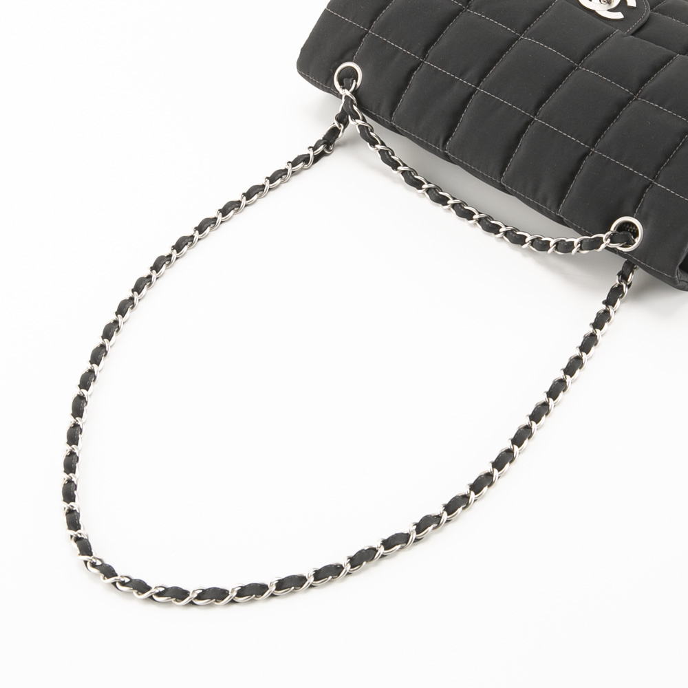 【ヴィンテージ・中古】シャネル CHANEL チョコバー ナイロン チェーンショルダーバッグ A20204【FITHOUSE ONLINE SHOP】