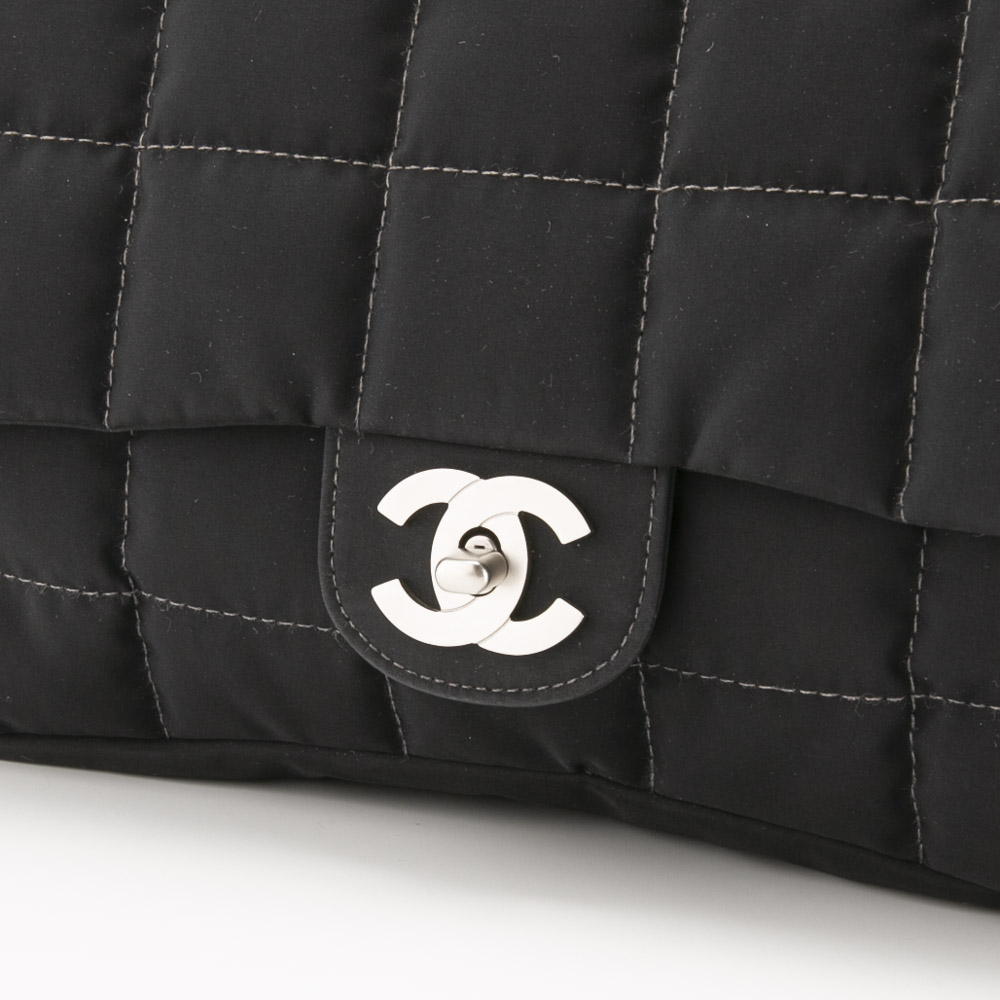 【ヴィンテージ・中古】シャネル CHANEL チョコバー ナイロン チェーンショルダーバッグ A20204【FITHOUSE ONLINE SHOP】