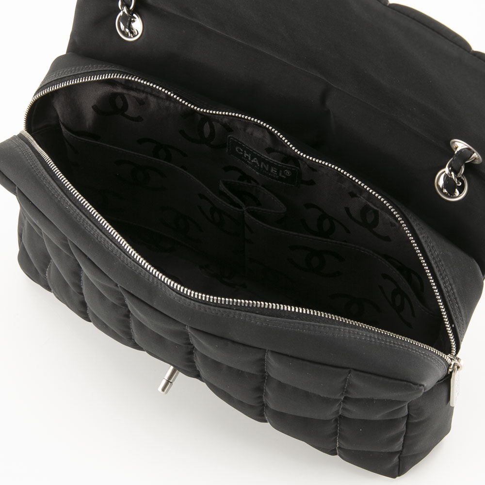 【ヴィンテージ・中古】シャネル CHANEL チョコバー ナイロン チェーンショルダーバッグ A20204【FITHOUSE ONLINE SHOP】