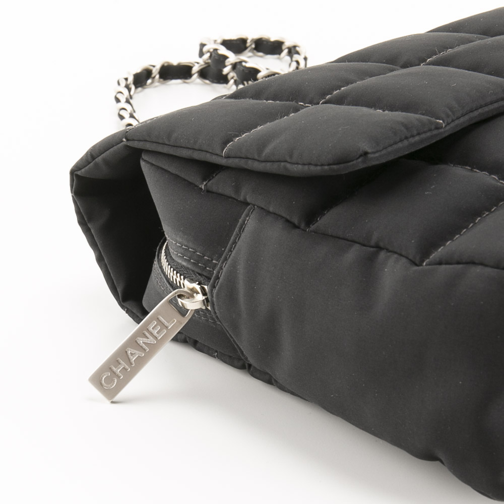 【ヴィンテージ・中古】シャネル CHANEL チョコバー ナイロン チェーンショルダーバッグ A20204【FITHOUSE ONLINE SHOP】