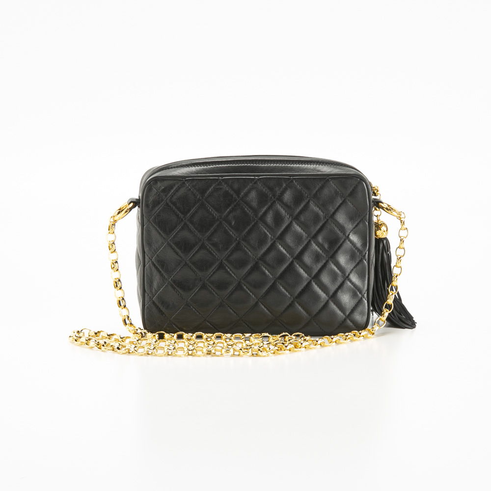 【ヴィンテージ・中古】シャネル CHANEL ラムマトラッセ フリンジショルダーバッグ【FITHOUSE ONLINE SHOP】