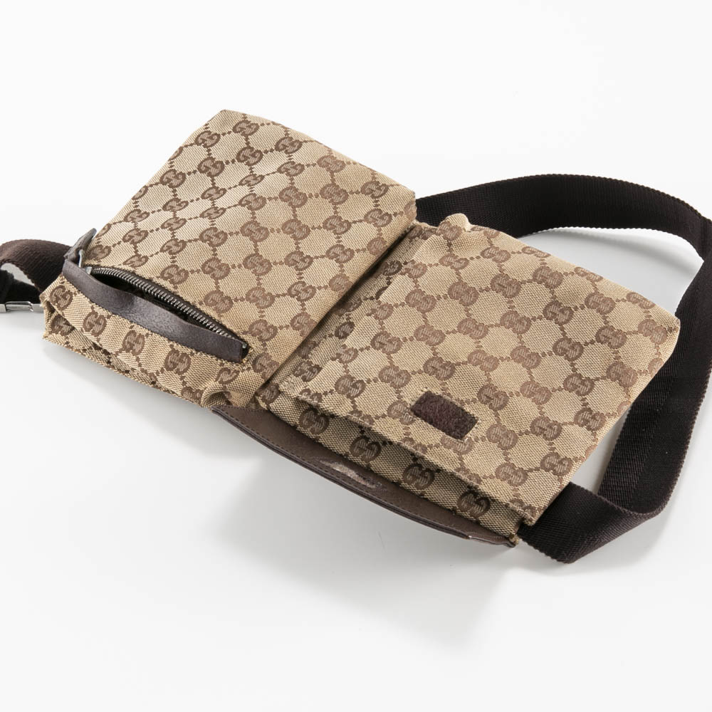 【ヴィンテージ・中古】グッチ GUCCI ボディバッグ・ウエストポーチ GGキャンバス 28566【FITHOUSE ONLINE SHOP】