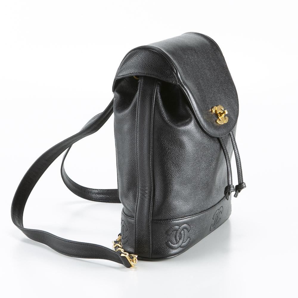 ヴィンテージ・中古】シャネル CHANEL バックパック トリプルココ型 