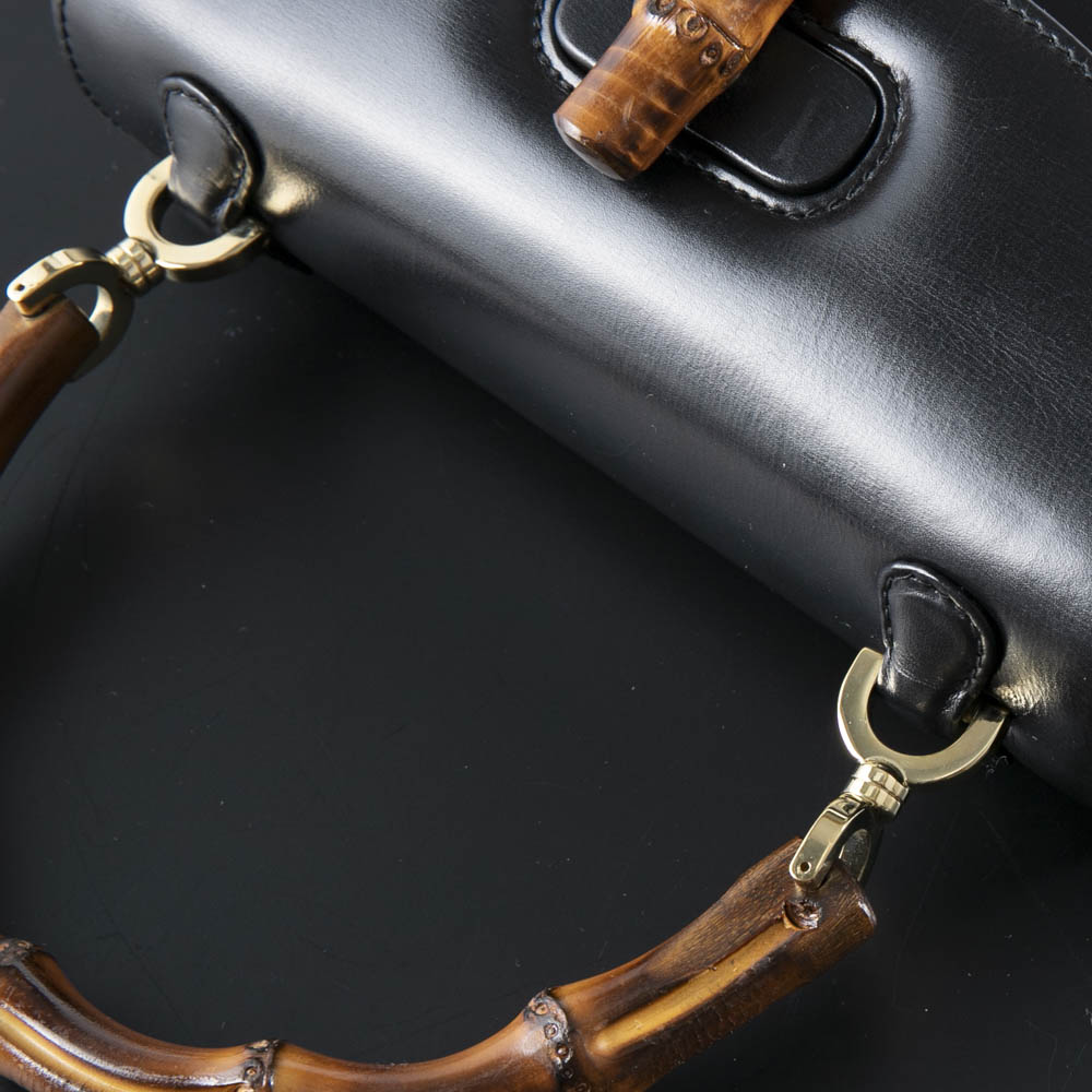 ヴィンテージ・中古】グッチ GUCCI ハンド・トートバッグ バンブー 