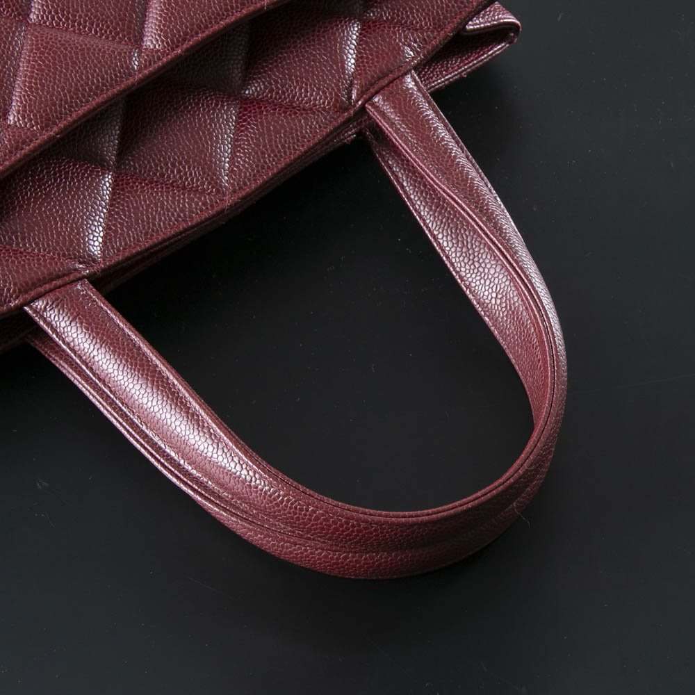ヴィンテージ・中古】シャネル CHANEL キャビアスキンターンロックSM 
