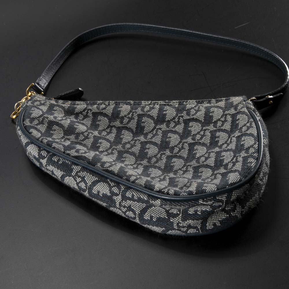 【ヴィンテージ・中古】ディオール DIOR ショルダーバッグ トロッター柄サドルポーチ【FITHOUSE ONLINE SHOP】