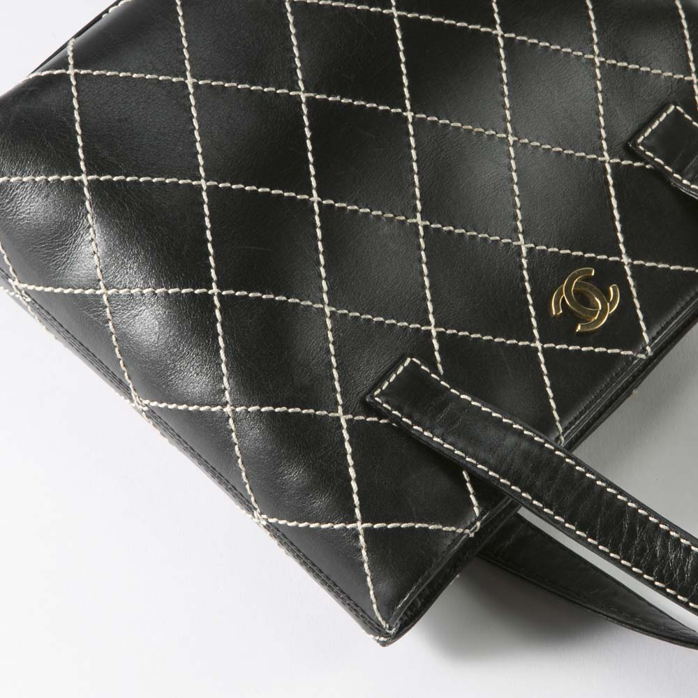 ヴィンテージ・中古】シャネル CHANEL ワイルドステッチトートバッグ