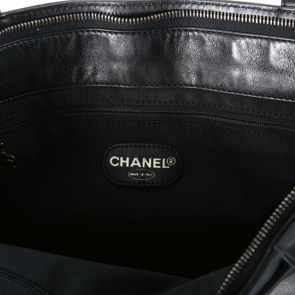 【ヴィンテージ・中古】シャネル CHANEL ラムスキンデカココショルダートートバッグ【FITHOUSE ONLINE SHOP】