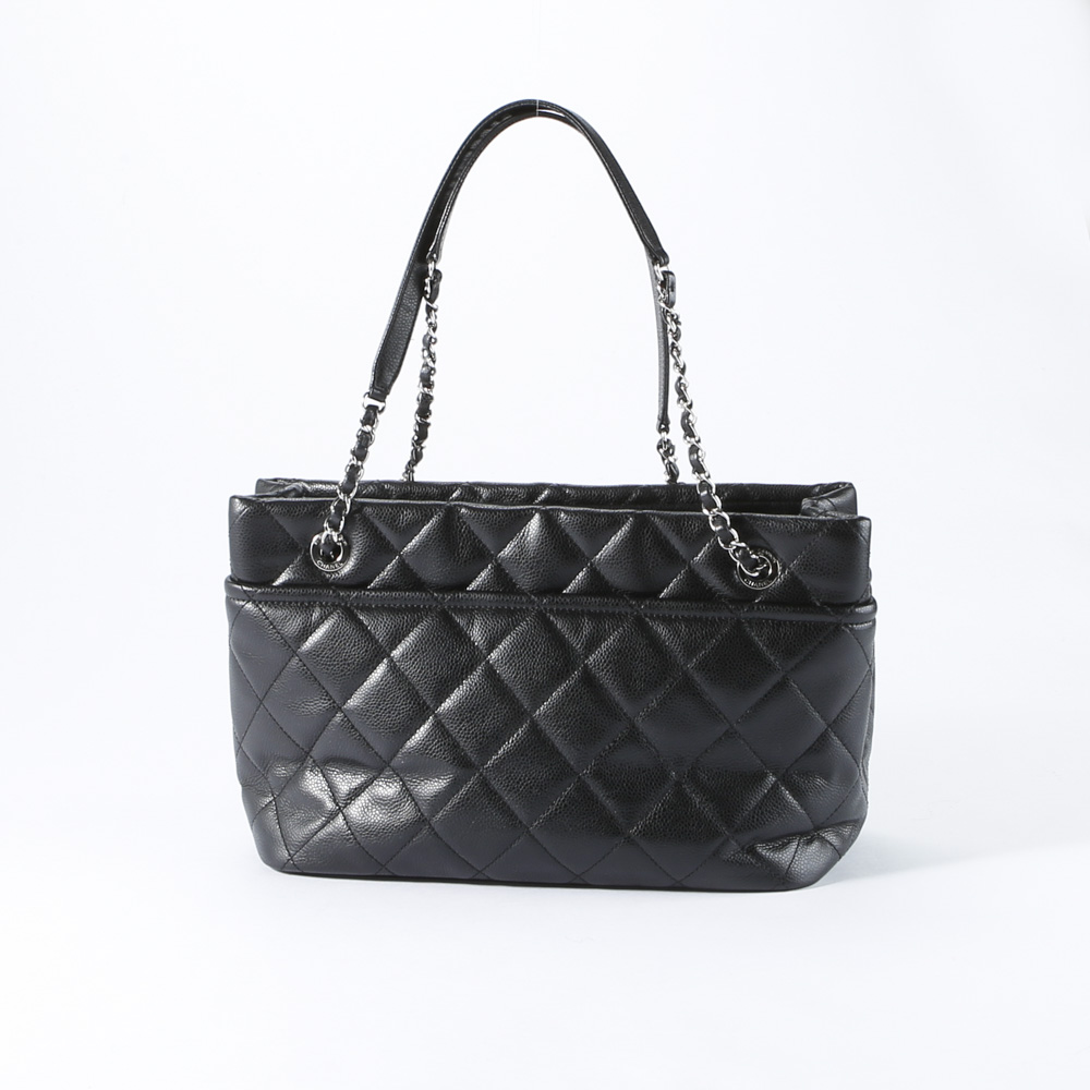 【ヴィンテージ・中古】シャネル CHANEL キャビアチェーントートバッグ A67290【FITHOUSE ONLINE SHOP】