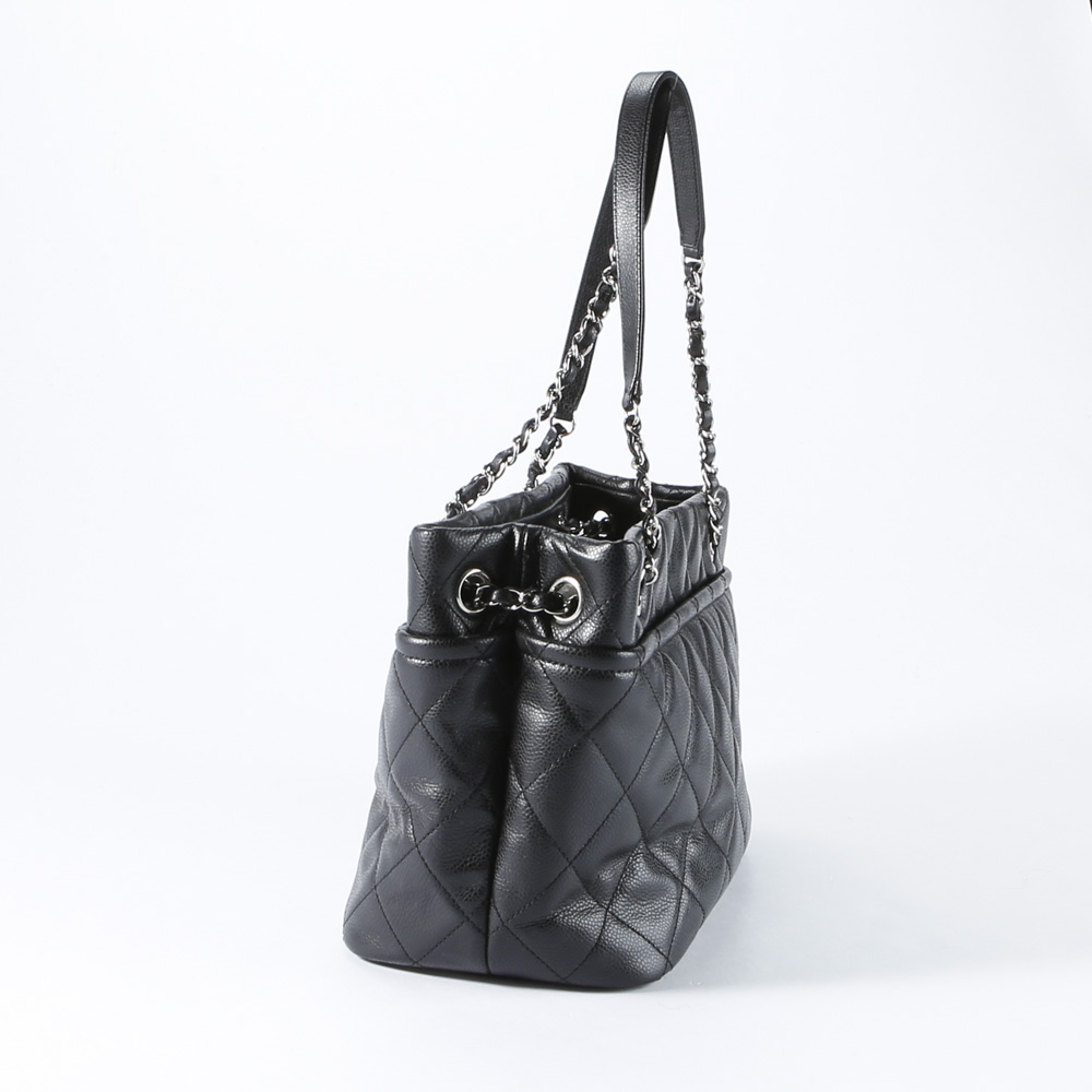 【ヴィンテージ・中古】シャネル CHANEL キャビアチェーントートバッグ A67290【FITHOUSE ONLINE SHOP】