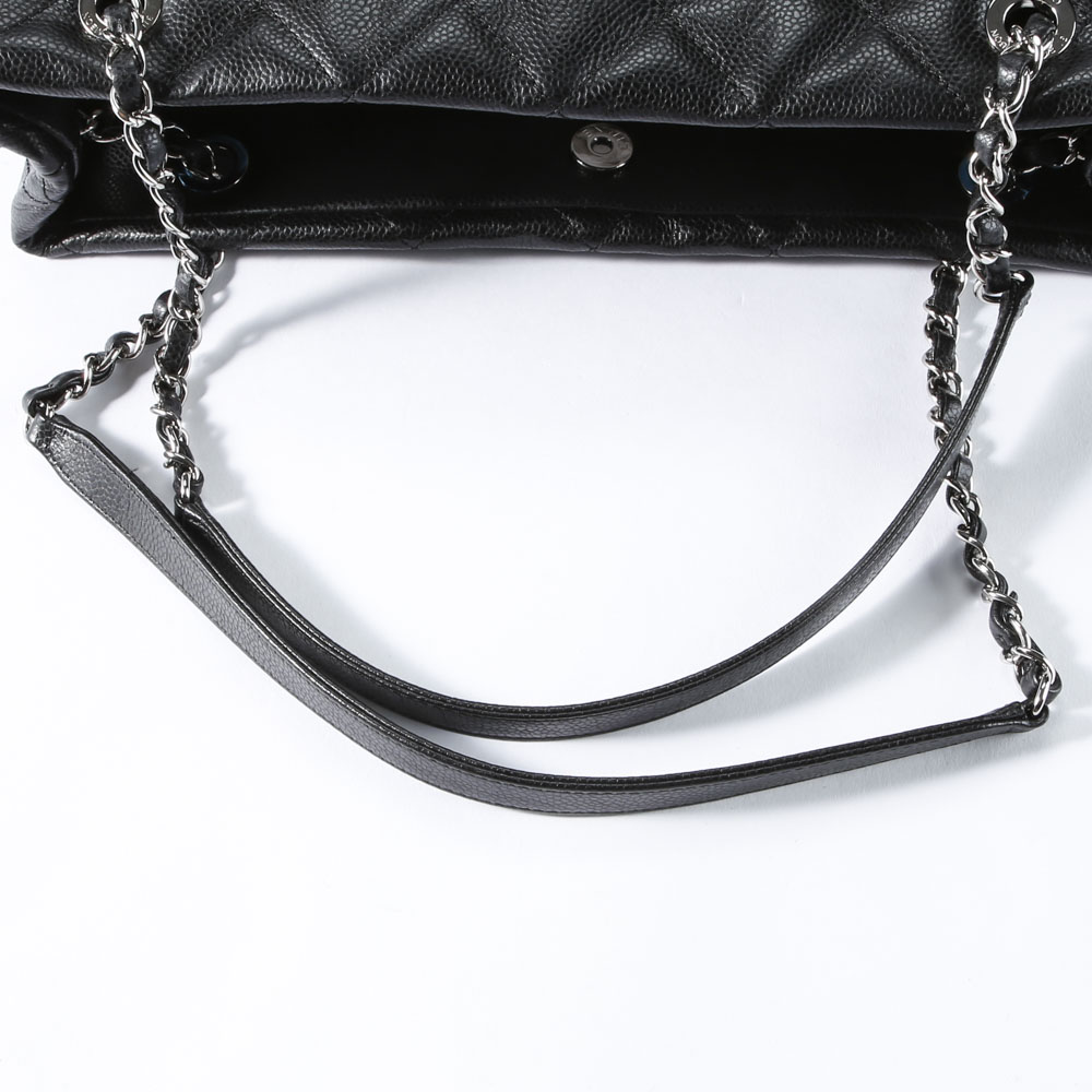 【ヴィンテージ・中古】シャネル CHANEL キャビアチェーントートバッグ A67290【FITHOUSE ONLINE SHOP】