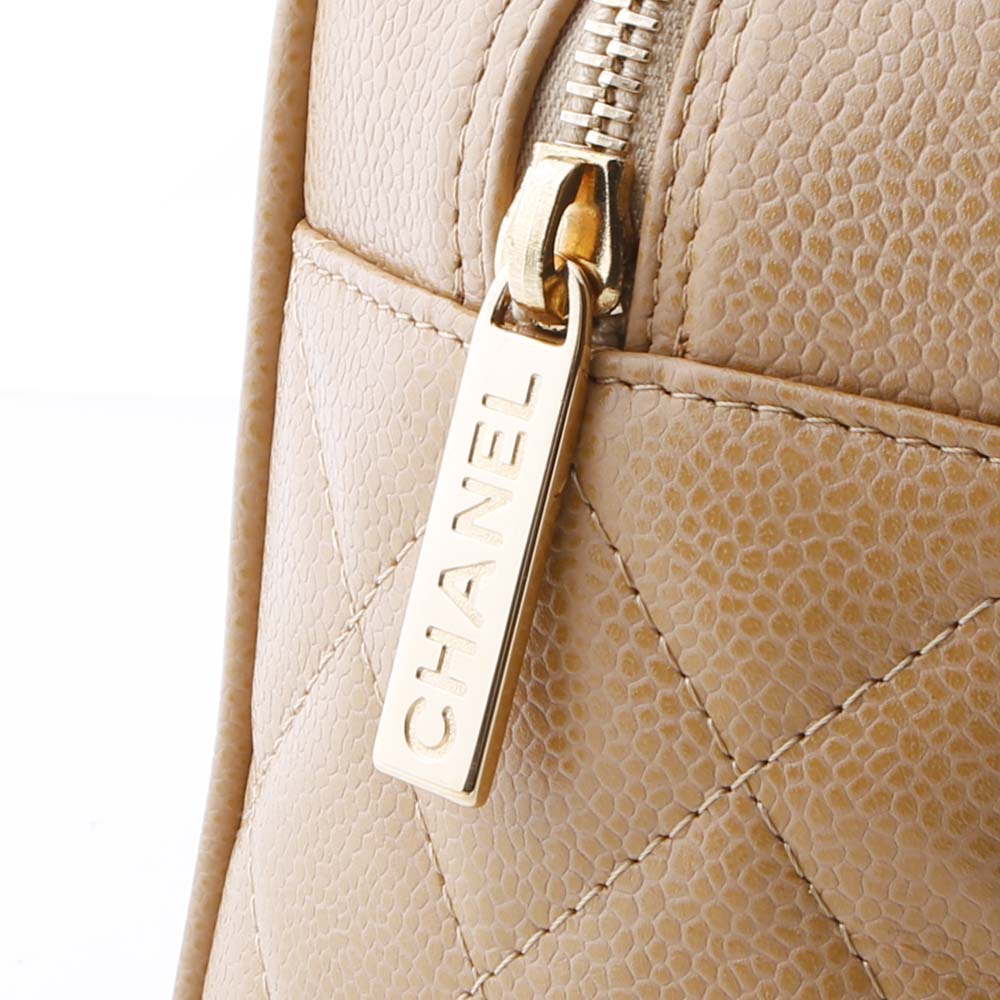 ヴィンテージ・中古】シャネル CHANEL キャビアスキンミニボストン 