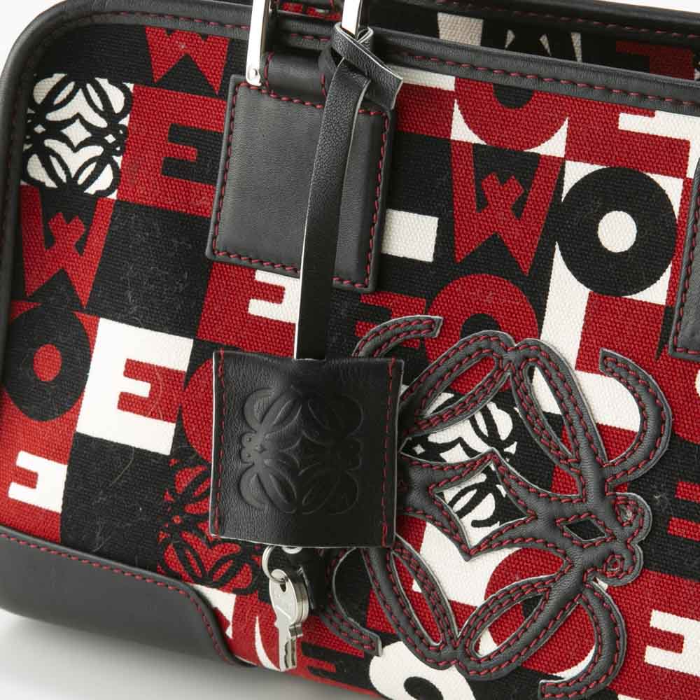 【ヴィンテージ・中古】ロエベ LOEWE ハンド・トートバッグ AMAZONA ロゴ柄【FITHOUSE ONLINE SHOP】