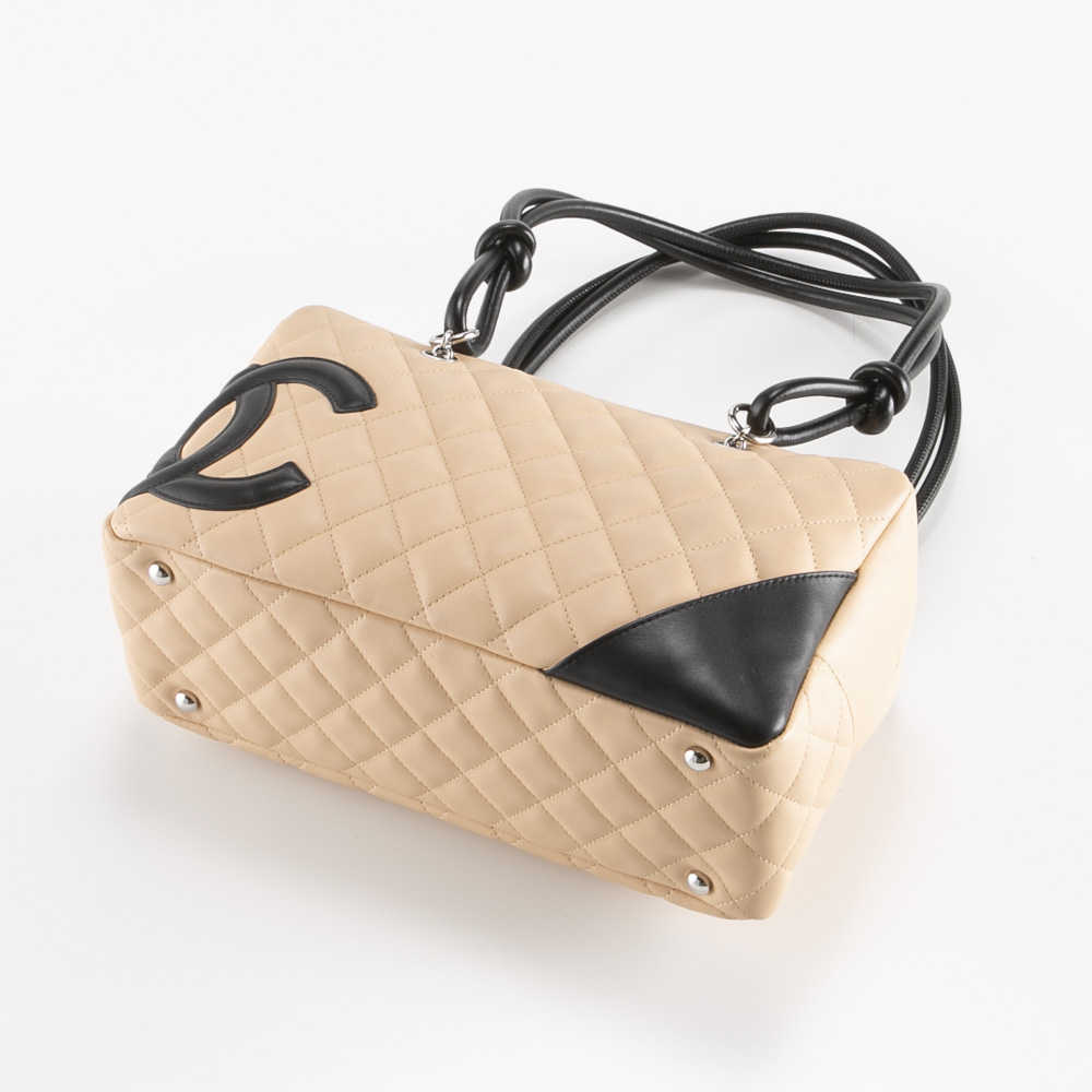 ヴィンテージ・中古】シャネル CHANEL カンボンラインボーリングバッグ