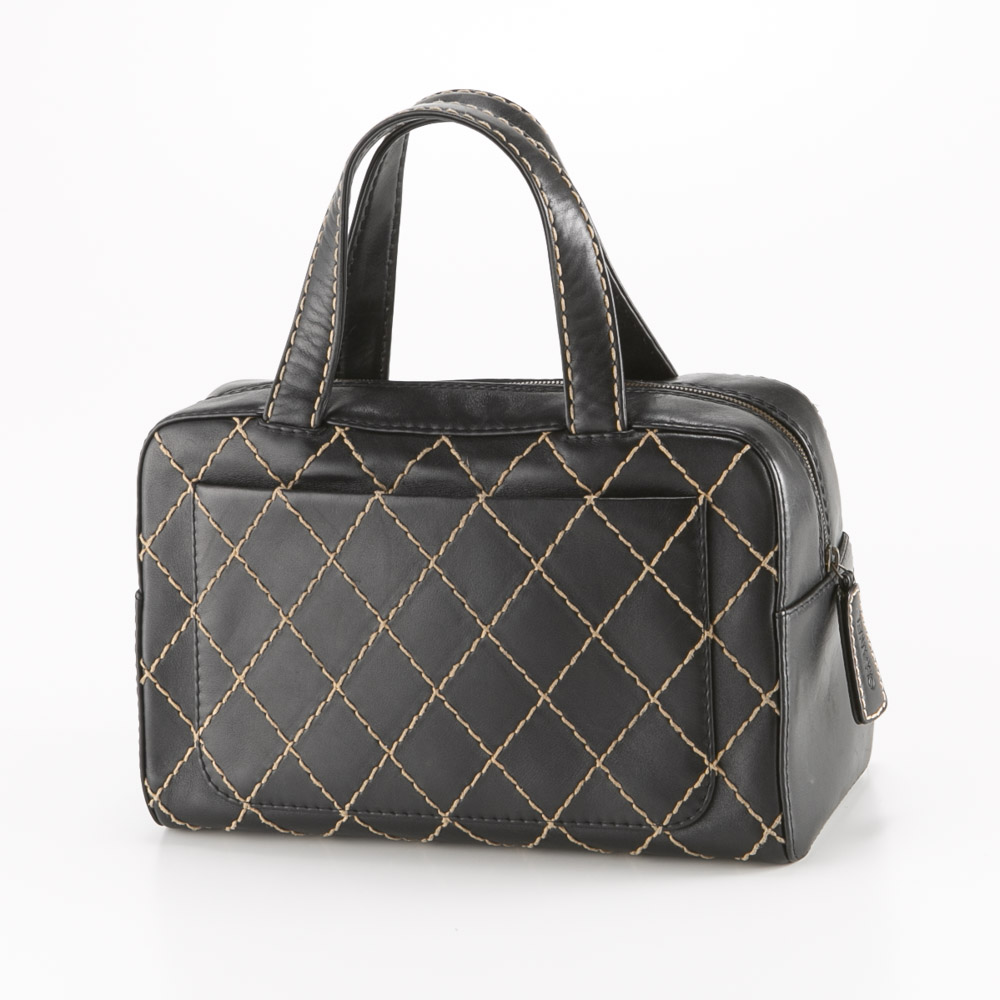 ヴィンテージ・中古】シャネル CHANEL ワイルドステッチ ボストン