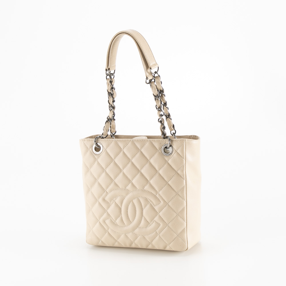 ヴィンテージ・中古】シャネル CHANEL キャビアスキン PST チェーン ...