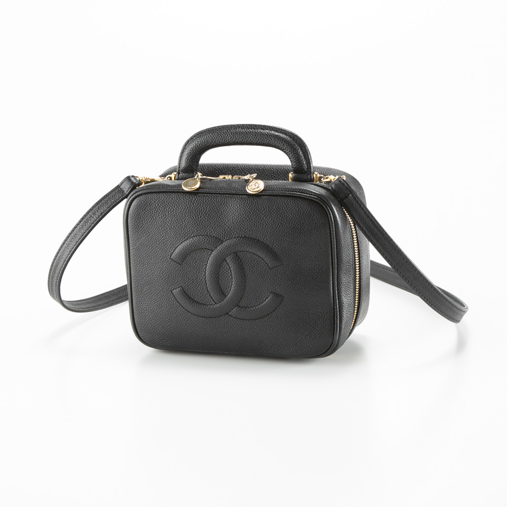 【ヴィンテージ・中古】シャネル CHANEL ハンド・トートバッグ 2WAY バニティバッグ 横型 A07060【FITHOUSE ONLINE SHOP】