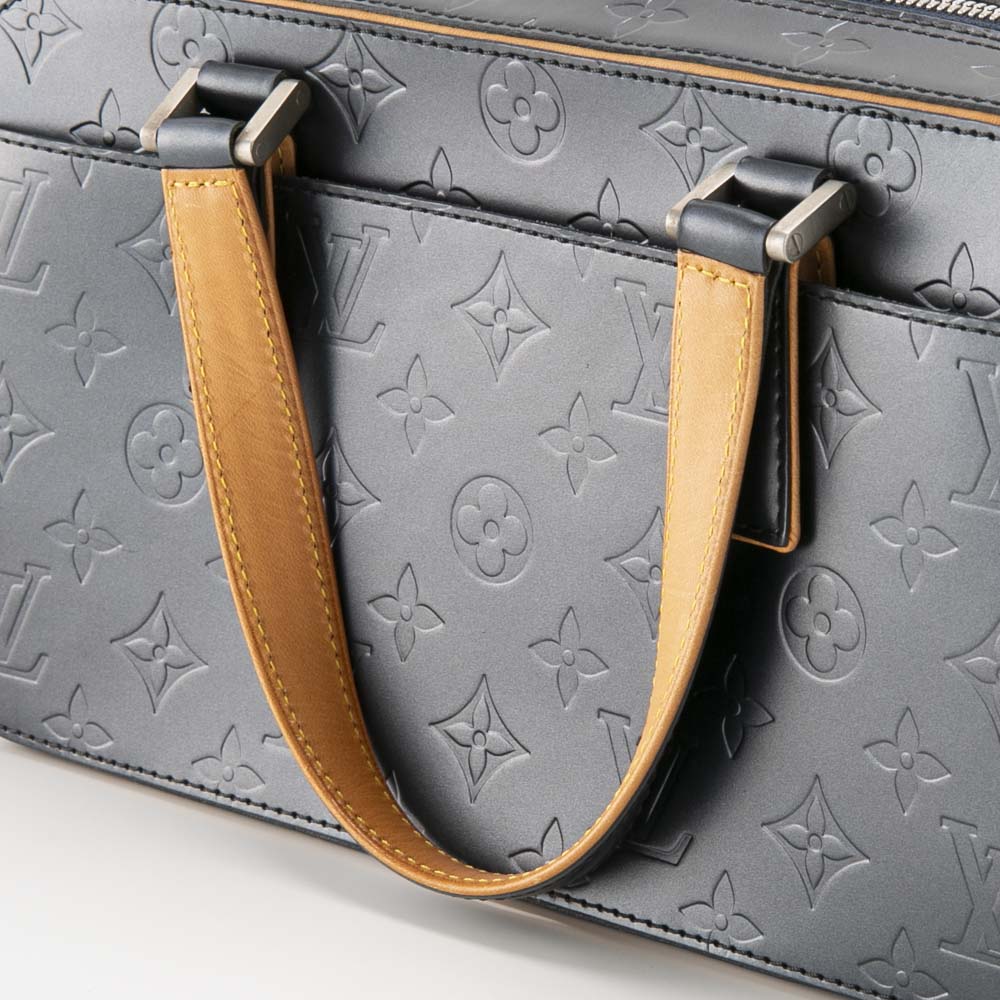 ルイヴィトン モノグラム マット シェルトン ハンド バッグ ボルドー