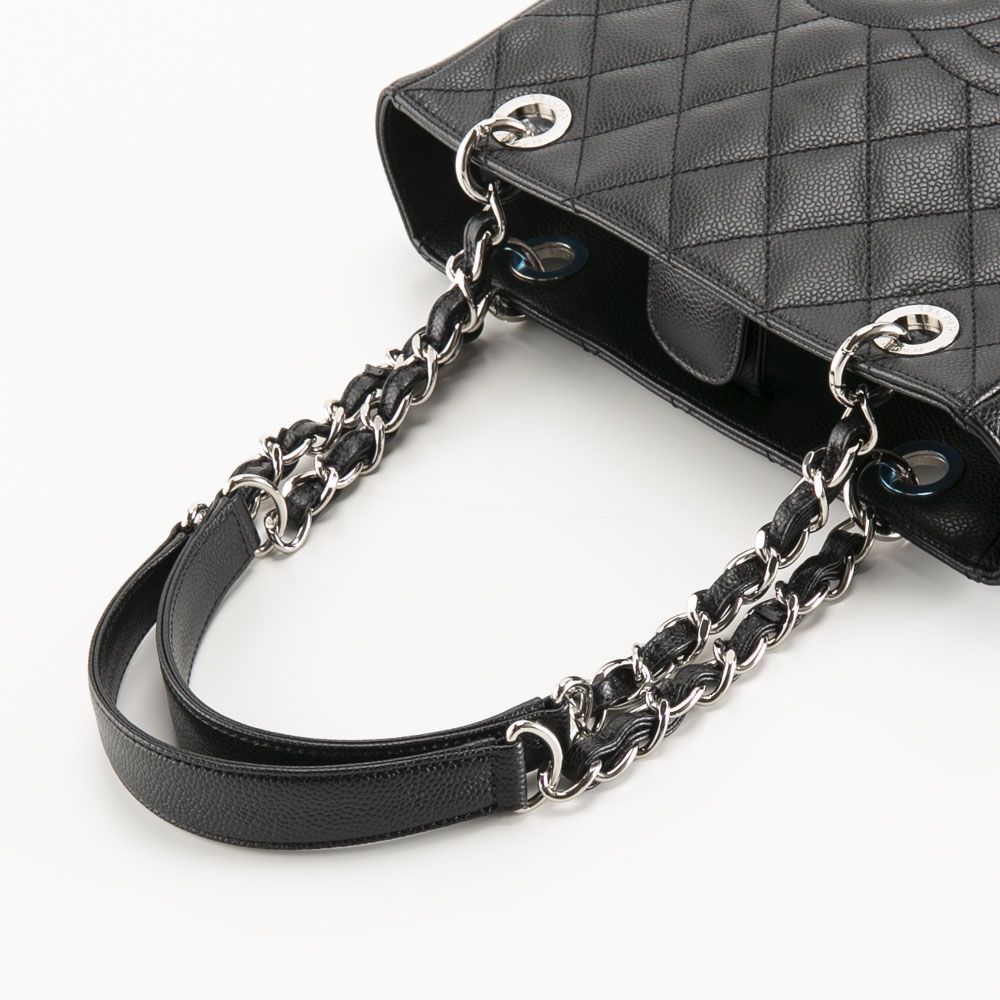 【ヴィンテージ・中古】シャネル CHANEL キャビアスキン PST チェーントートバッグ A50994【FITHOUSE ONLINE SHOP】