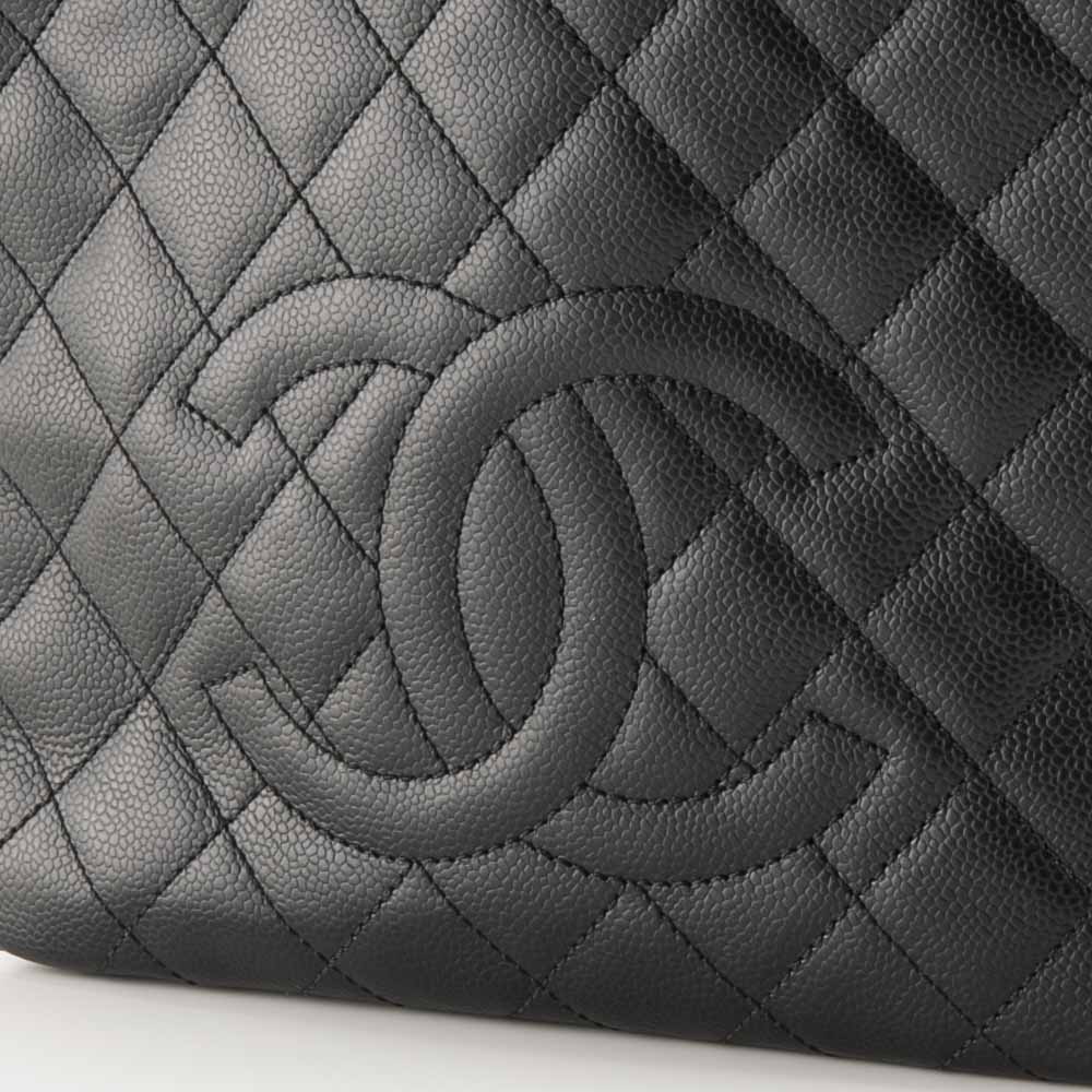 【ヴィンテージ・中古】シャネル CHANEL キャビアスキン PST チェーントートバッグ A50994【FITHOUSE ONLINE SHOP】
